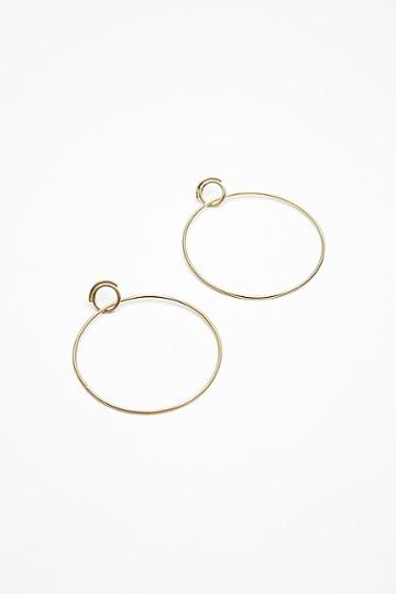 Double Trouble Hoop Earrings By Seaworthy At Free People